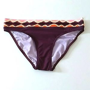 NEW! Athleta Purple Plum Swimsuit Bikini Bottom